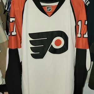 NHL Reebok CCM Philidelphia Flyers Mens Size 50 Joe Carter Hockey Jersey